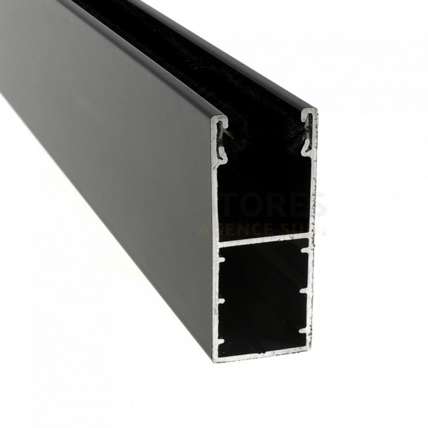 Coulisse aluminium de 53 x 22 mm pour volet roulant rénovation