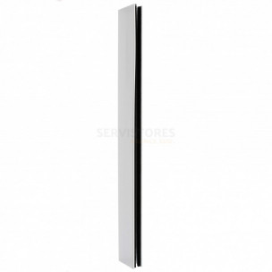 Coulisse aluminium de 53 x 22 mm pour volet roulant rénovation coloris blanc