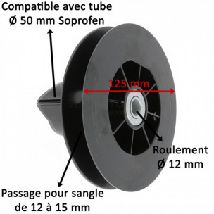 Poulie à sangle Soprofen