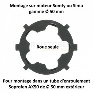 Bague moteur Somfy et Simu Soprofen AX50