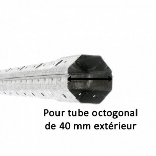 Rallonge octogonal 40 longueur 1150 mm