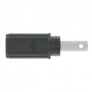 Embout de tube Zurfluh-Feller tube octogonal 40 mm sortie crabot 27 mm