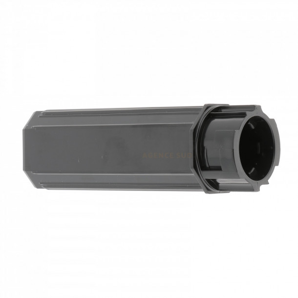 Embout de tube Zurfluh-Feller tube octogonal 40 mm sortie crabot 27 mm