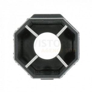 Embout de tube Zurfluh-Feller tube octogonal 40 mm sortie crabot 27 mm