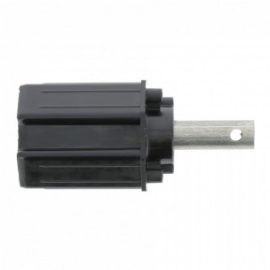 Embout de tube Zurfluh-Feller tube octogonal 60 mm sortie crabot 27 mm