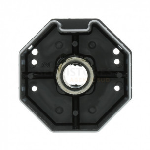 Embout de tube Zurfluh-Feller tube octogonal 60 mm sortie crabot 27 mm