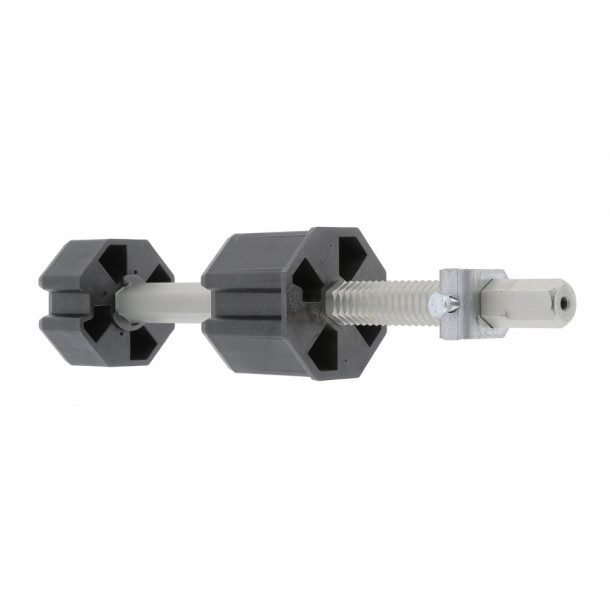 Embout de tube Zurfluh-Feller tube octogonal 70 mm sortie carré 18 mm