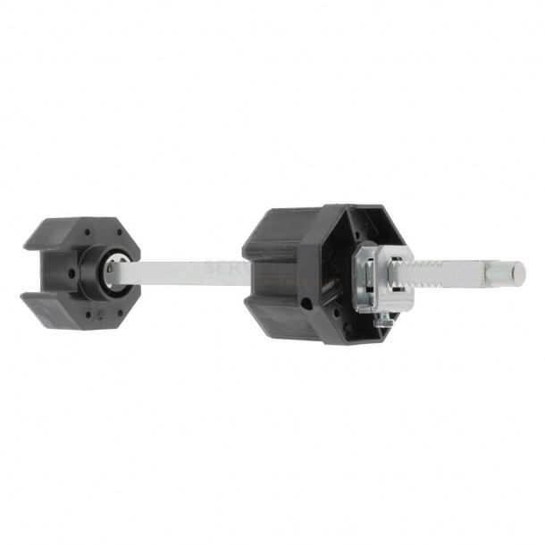Embout de tube Zurfluh-Feller tube octogonal 70 mm sortie carré 13 mm