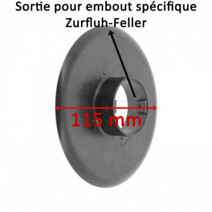 Flasque de guidage clippable pour embout Zurfluh-Feller