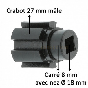 Moyeu crabot Zurfluh-Feller