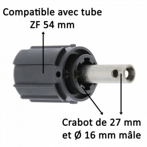 Embout de tube Zurfluh-Feller