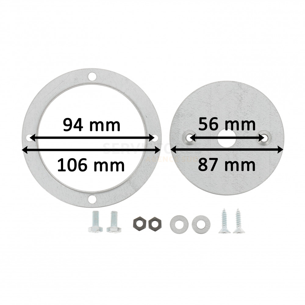Plaque De Fixation Treuil PROMOUNT 9500-13500 Lbs – Acier 5 Mm, 920x182 Mm – Compatible Treuils 4310-6136 Kg – Offroad & 4x4