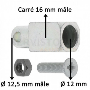 Adaptateur pour compensateur Zurfluh-Feller