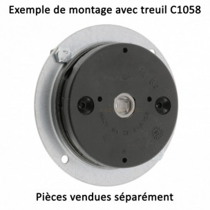Plaque de fixation pour treuil Minivis Zurfluh-Feller