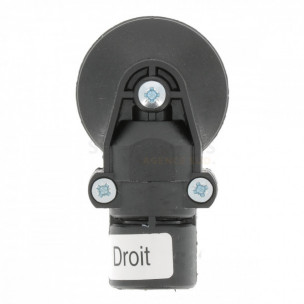 Renvoi orientable Zurfluh-Feller modèle droit noir