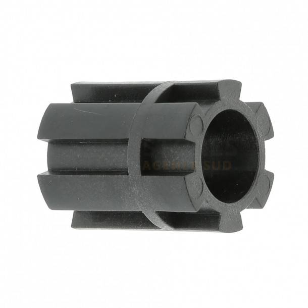 Moyeu crabot Zurfluh-Feller 27 mm sortie crabot 27 mm mâle et Ø 16,5 mm femelle