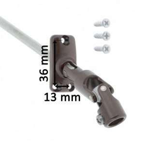 Sortie de caisson déportée Zurfluh-Feller simple cardan 43 mm longueur 130 mm