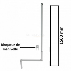 Manivelle de volet roulant Selectalu Zurfluh-Feller