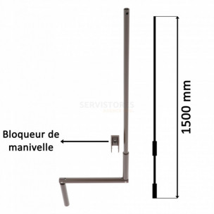 Manivelle de volet roulant Selectalu Zurfluh-Feller