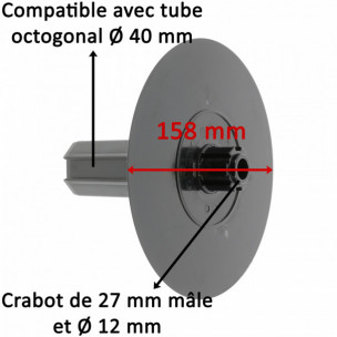 Embout flasque Zurfluh-Feller