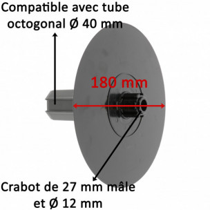 Embout flasque Zurfluh-Feller