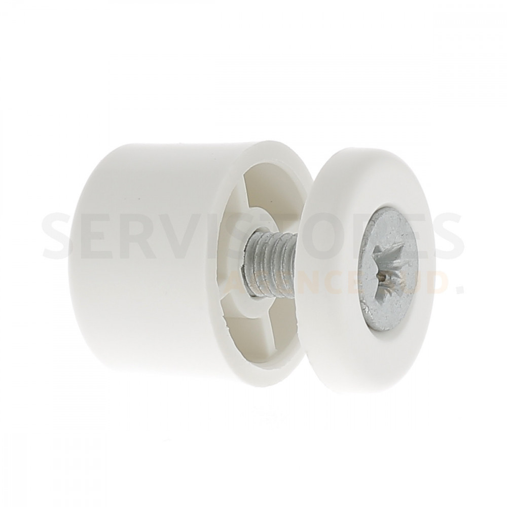 Butée Plate Noire Pour Lame Finale LG45 Mm - Avec Support Et Vis (Paire)