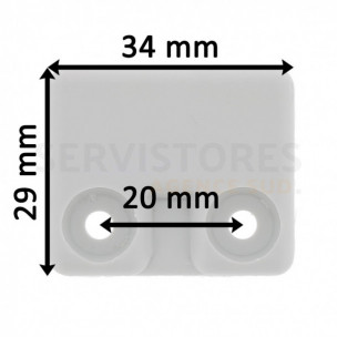 Coulisseau pour méplat de serrure