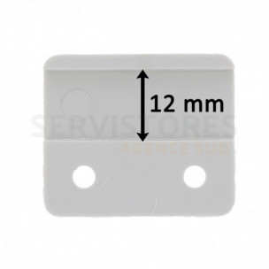 Coulisseau pour méplat de serrure