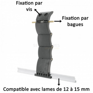 Verrou automatique Blocksur Zurfluh-Feller pour lames de 12 à 15 mm
