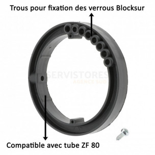 Bague de fixation pour verrou automatique Blocksur Zurfluh-Feller Ø105 mm