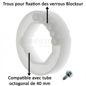 Bague de fixation pour verrou automatique Blocksur Zurfluh-Feller