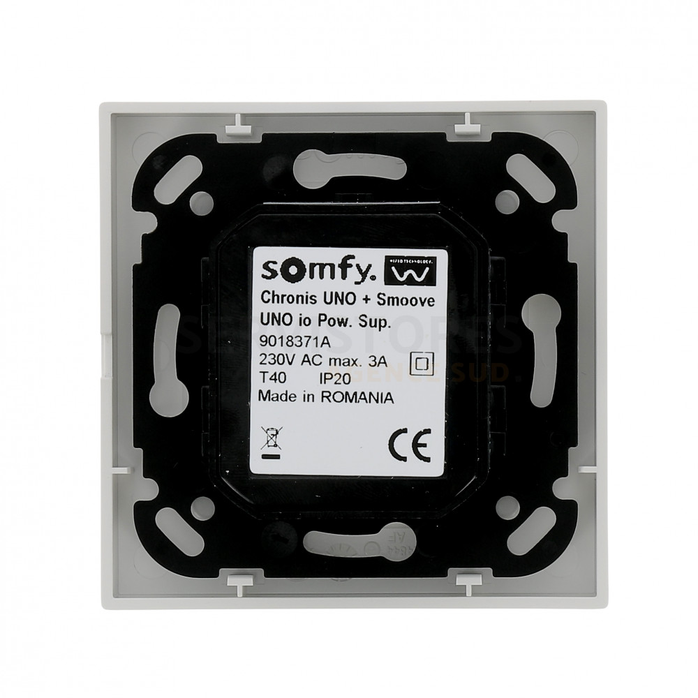 Lot De 5 Interrupteurs Inverseurs Somfy Smoove Uno - Blanc - Avec Point Zéro Fixe - Neuf