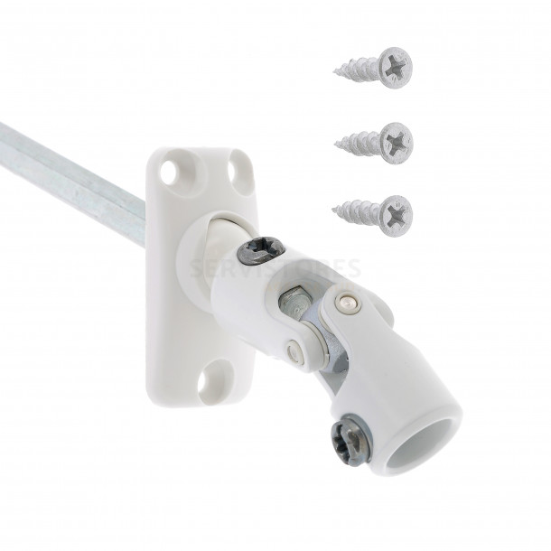 Sortie de caisson de volet roulant Zurfluh-Feller simple cardan sortie hexagonale 7 mm