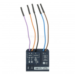 Micro récepteur ON/OFF Somfy IZYMO IO éclairage