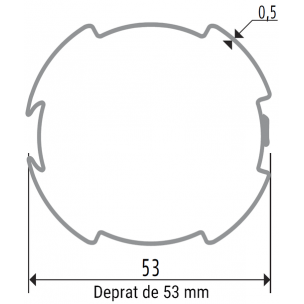 Bague moteur Somfy et Simu Deprat 53