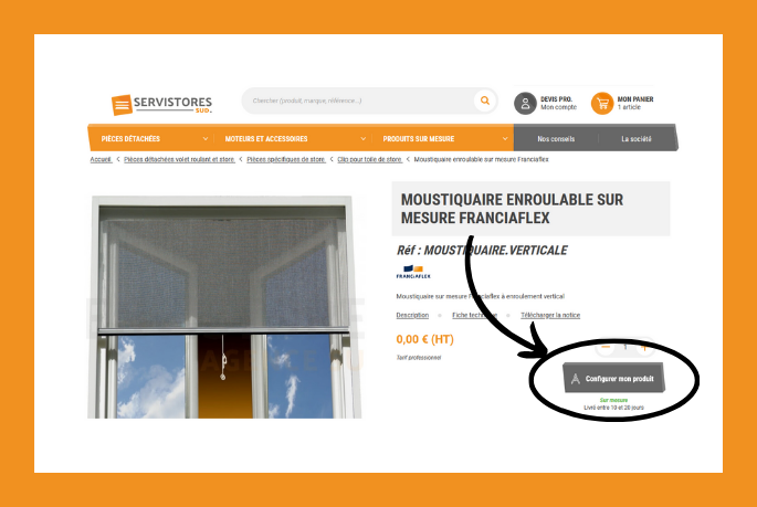 Configurateur moustiquaire