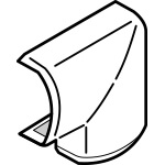 Angle plat goulotte pour BSO Profalux