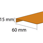 Section 60 x 15 mm