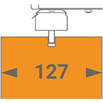 Bande de 127 mm