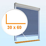 Profil de base avec saillie de 60 mm